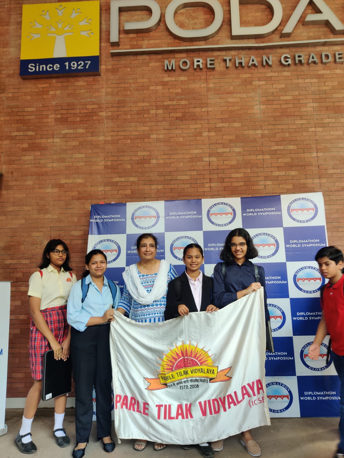 PTV ICSE Students at Diplomathon