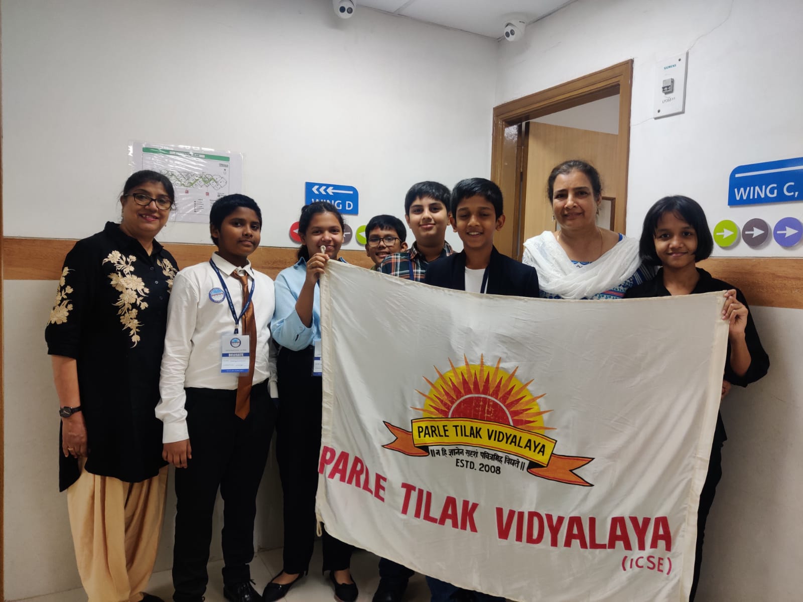 PTV ICSE Students at Diplomathon